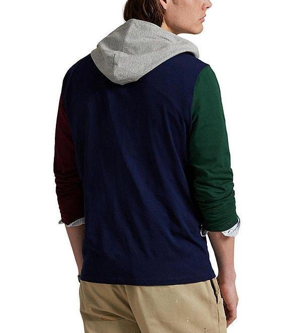 Polo Ralph Lauren Color Block Hoodie T-Shirt Product Image