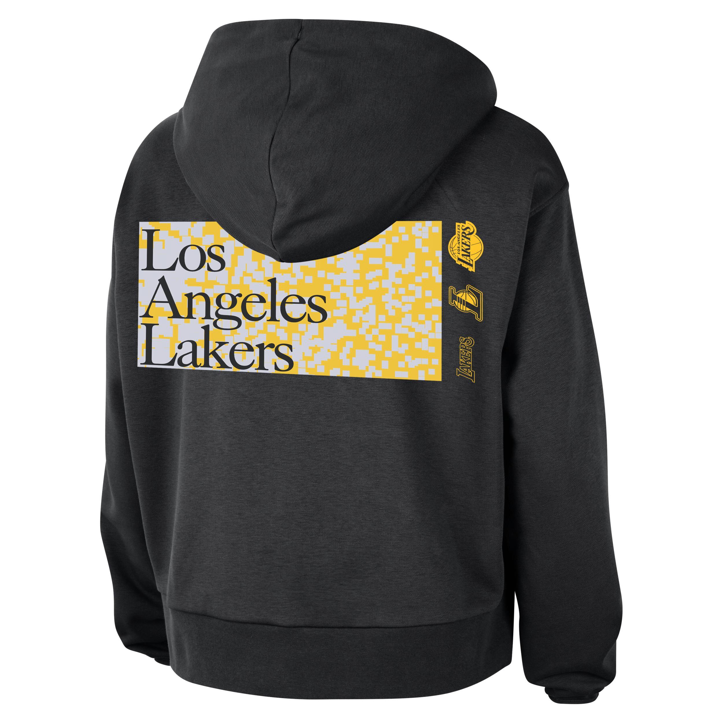 Los Angeles Lakers Standard Issue Women's Nike Dri-FIT NBA Pullover Hoodie Product Image