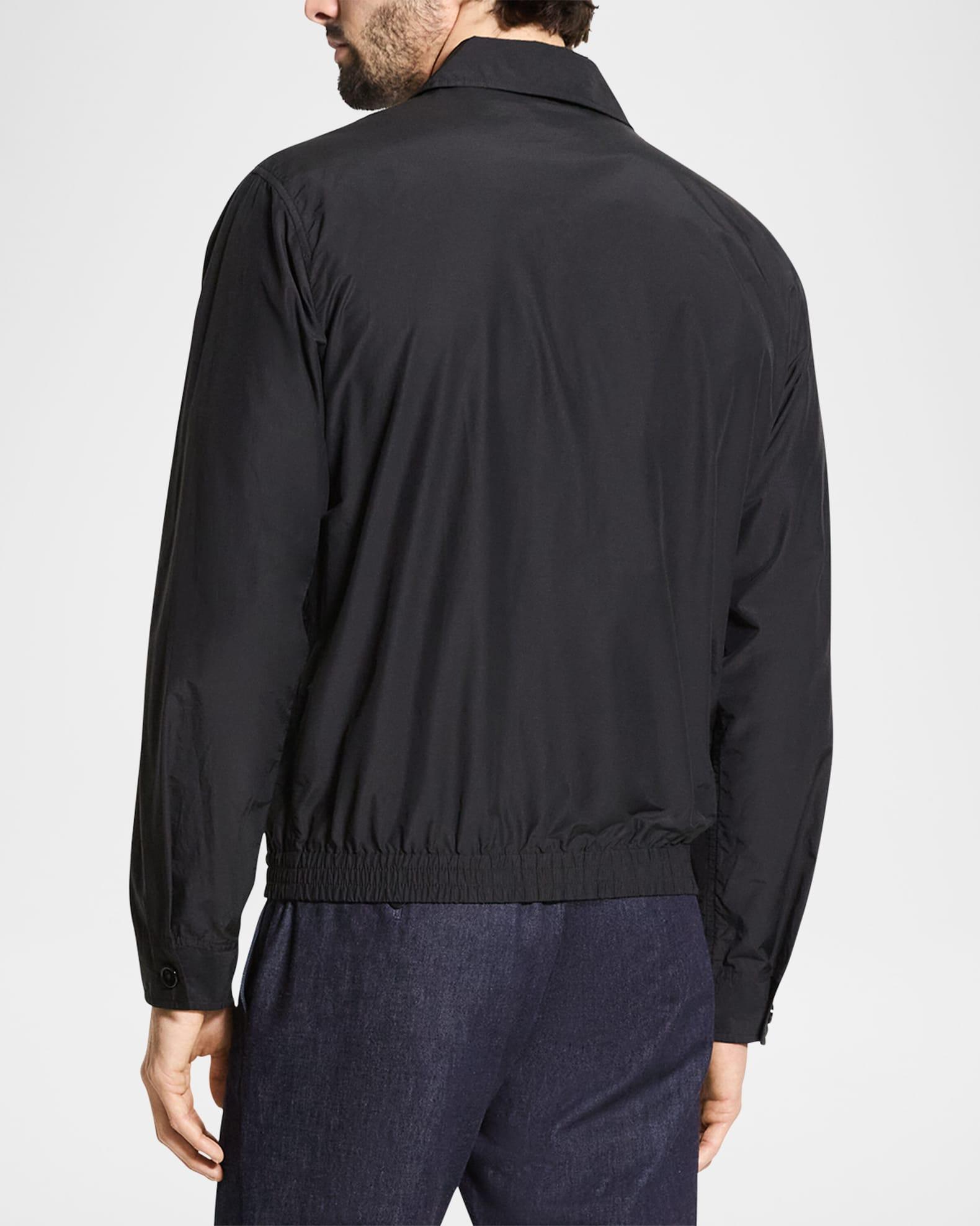 Men's Cotton and Nylon Full-Zip Blouson Product Image