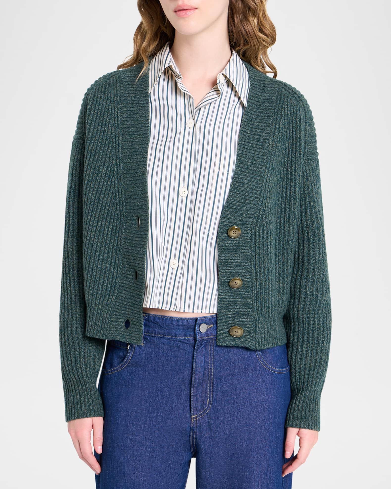 Cropped Cashmere Cardigan Product Image