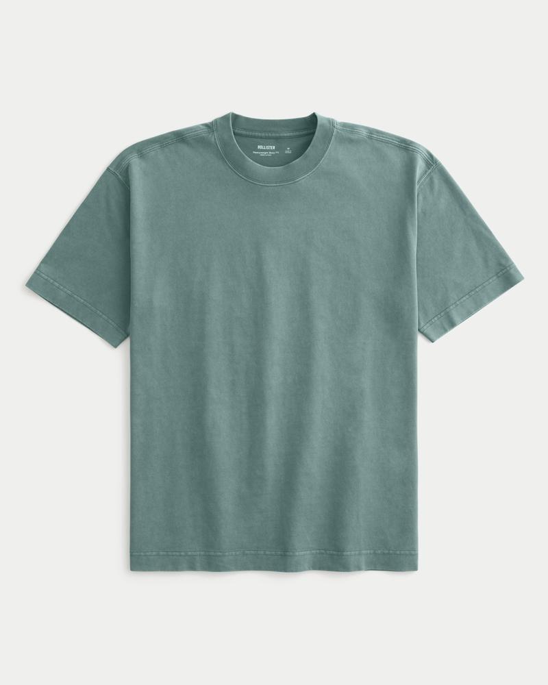 Boxy Heavyweight Pattern Crew T-Shirt Product Image