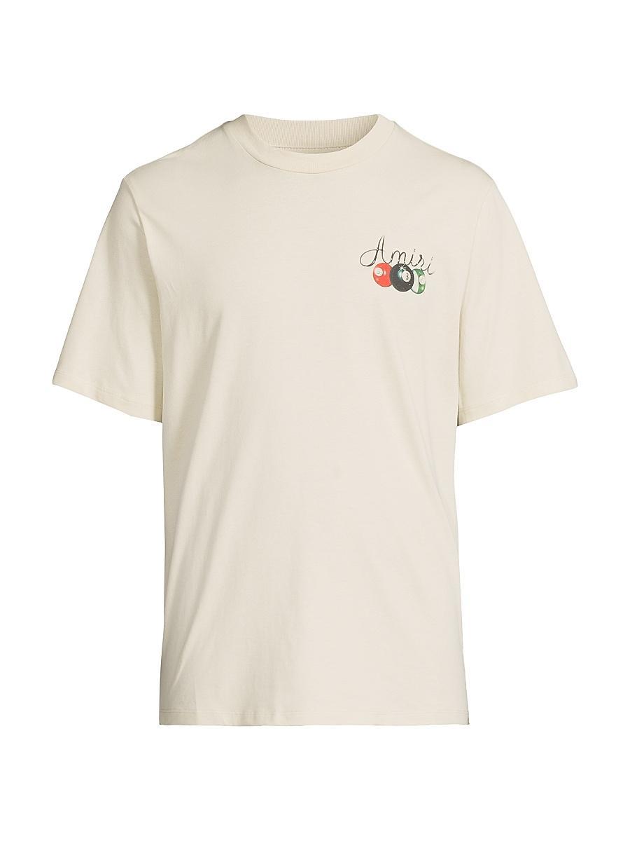 Mens Pool Cue Cotton T-Shirt Product Image