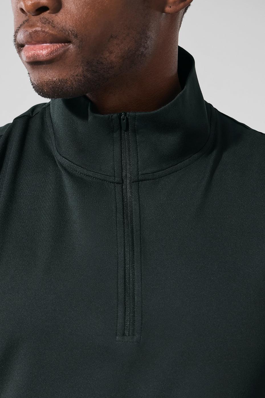 Conquer 1/4 Zip Reform Long Sleeve - Charcoal Green Product Image