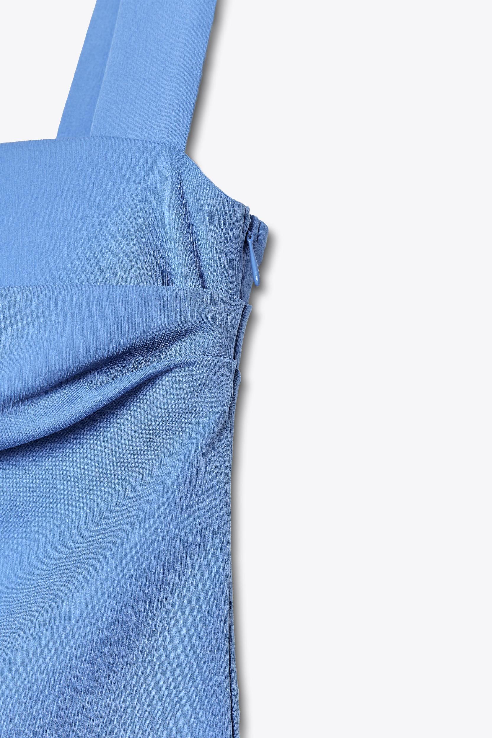 RUCHED MIDI DRESS Product Image