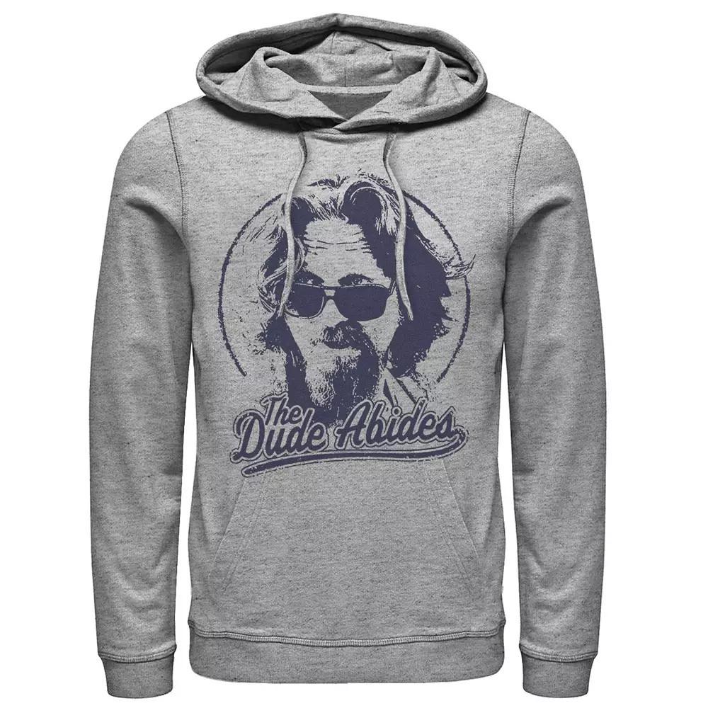 Men's Big Lebowski The Dude Abides Classic Circle Logo Hoodie,  Product Image