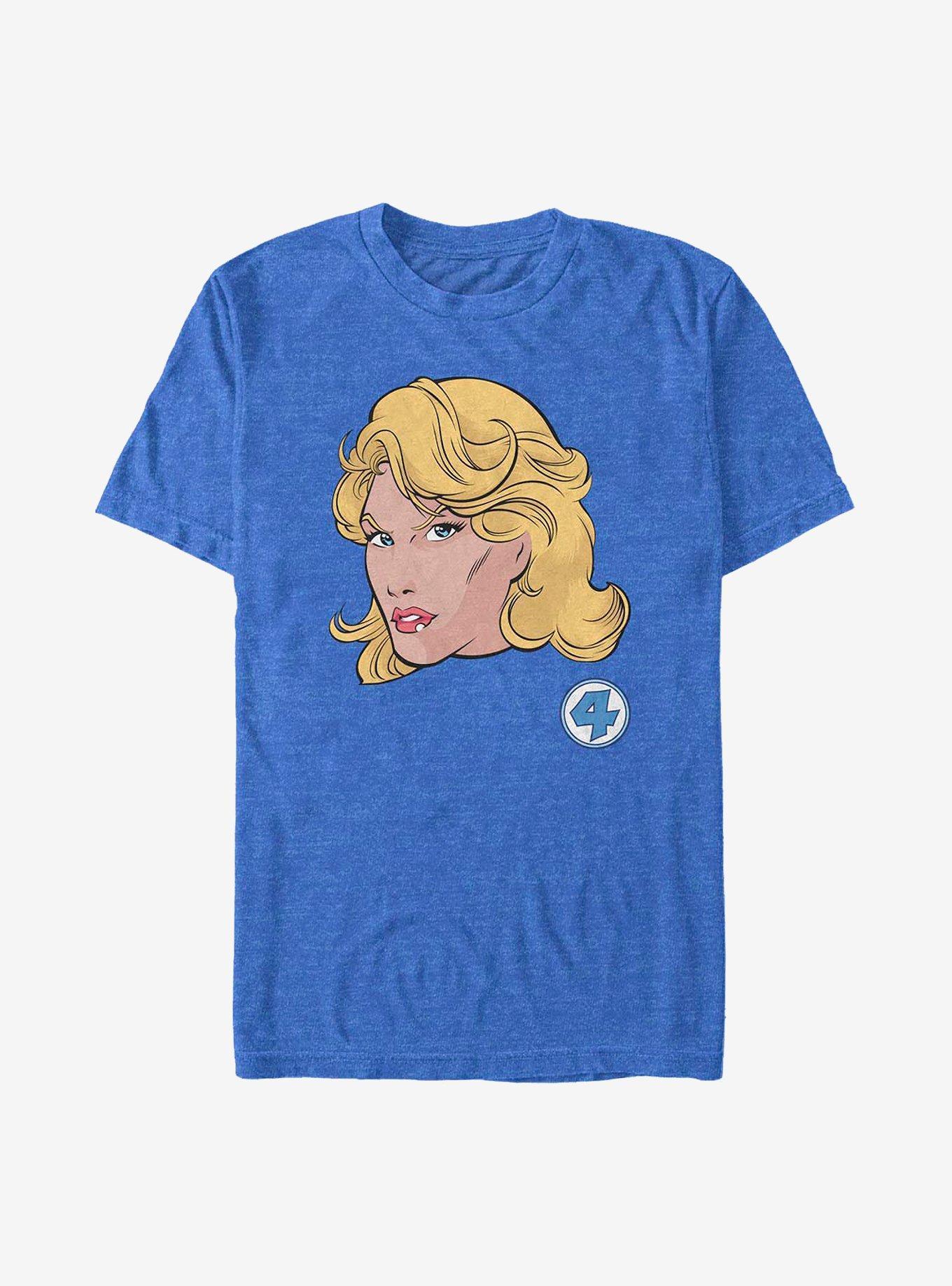 Marvel Fantastic Four Invisible Woman Face T-Shirt Product Image
