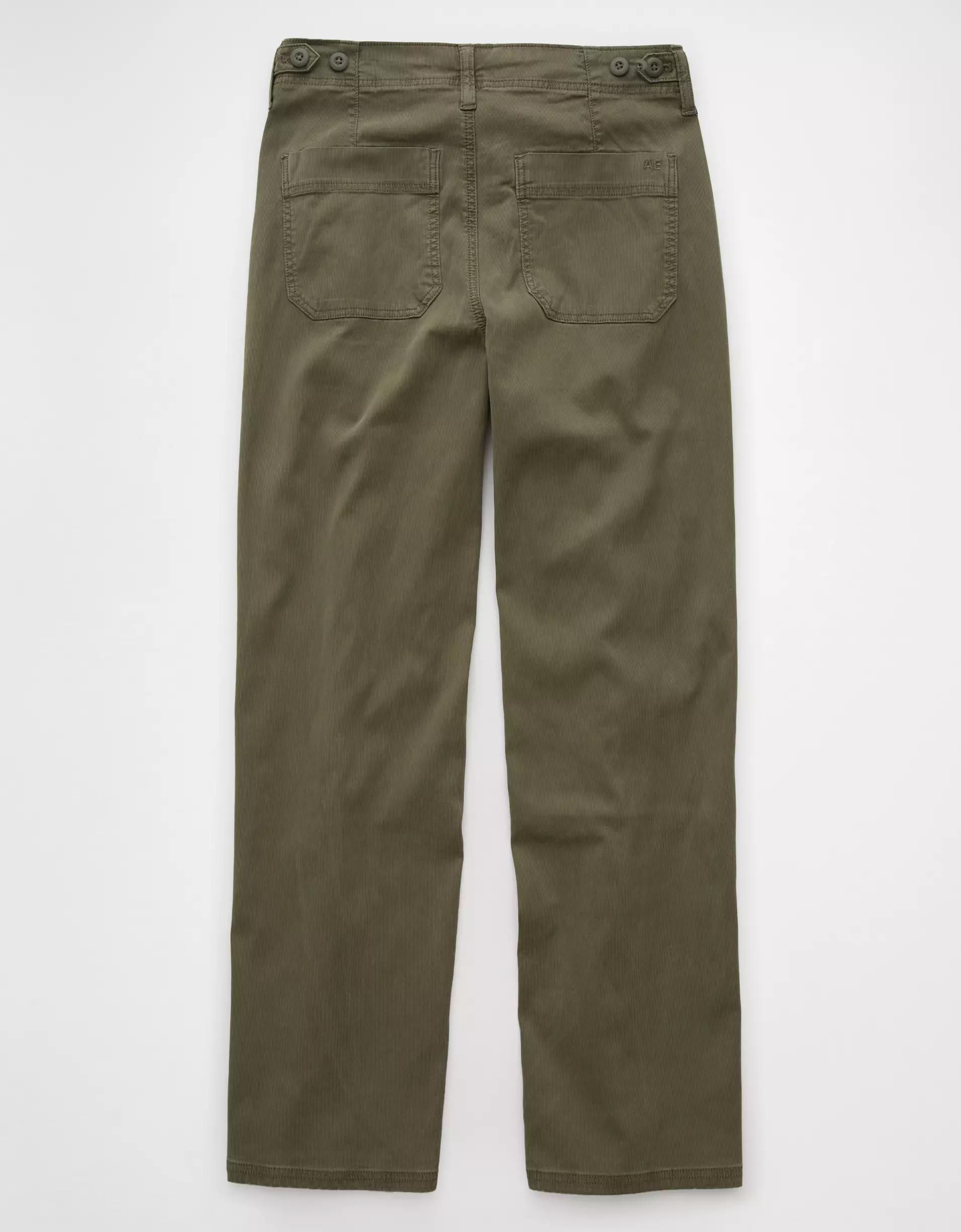 AE Stretch High-Waisted Stovepipe Utility Pant Product Image