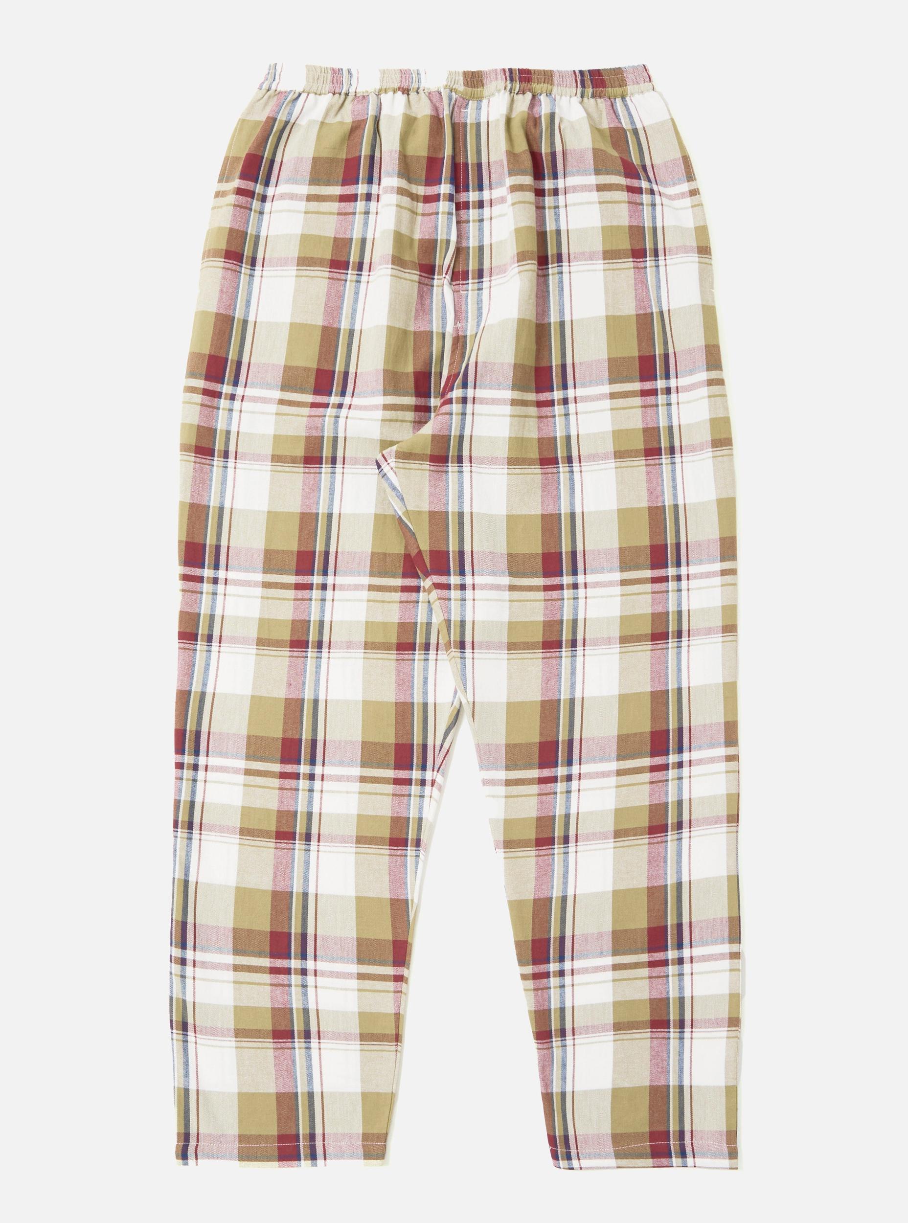 Red/Brown Kip Check Long Pyjama Set Product Image