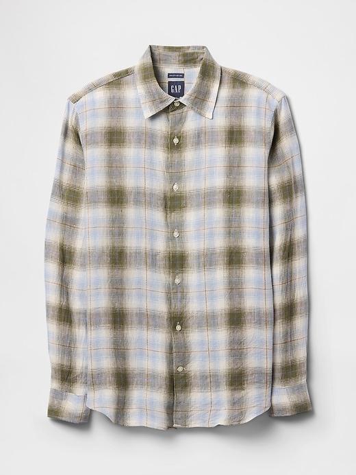 100% Linen Classic Shirt Product Image