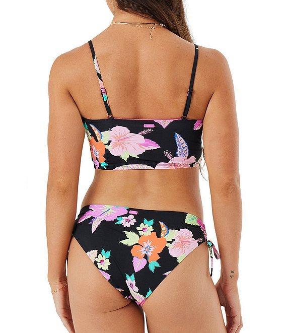 Roxy Wanderlust Floral Side Lace Hipster Swim Bottom Product Image
