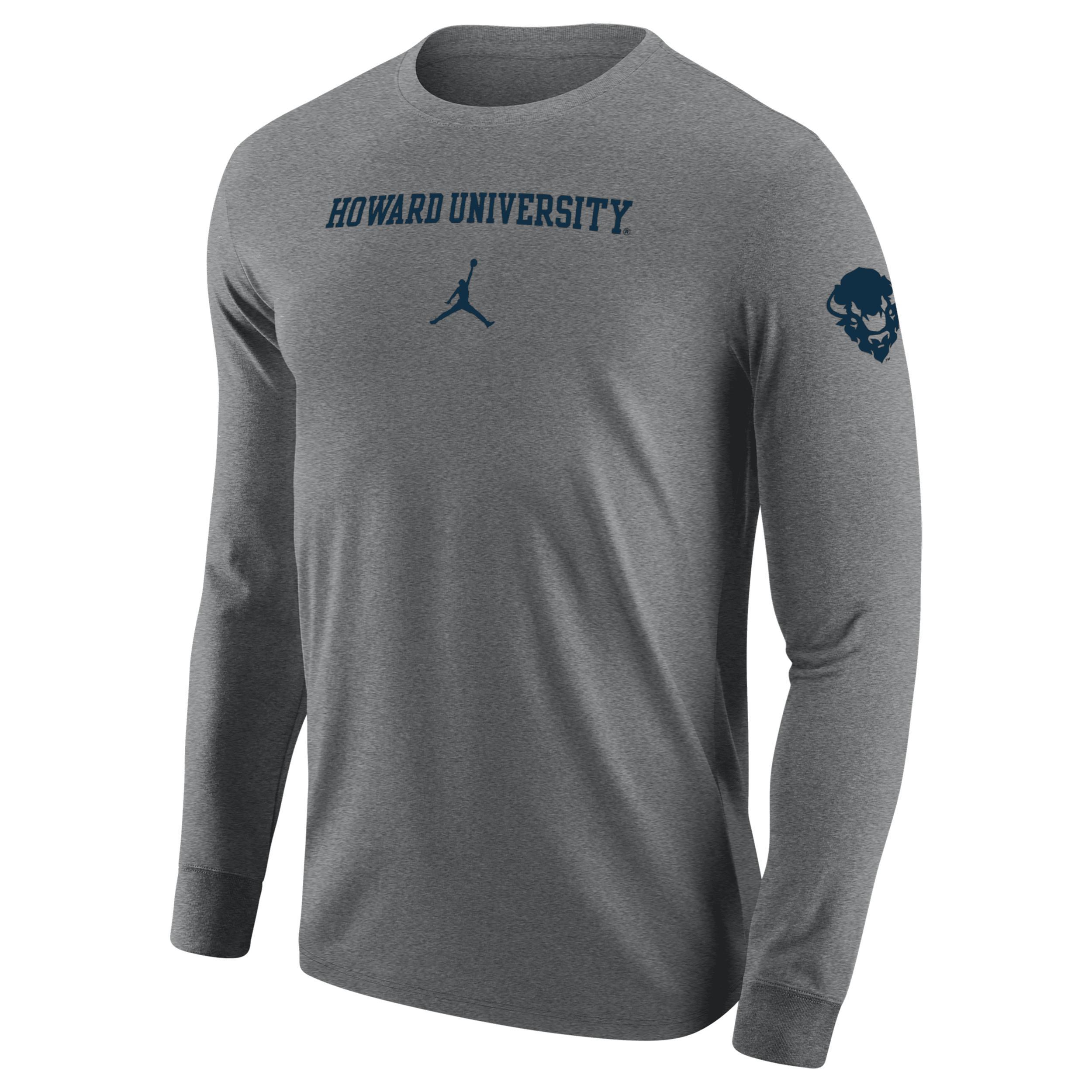 Howard Nike Mens College Long-Sleeve T-Shirt Product Image