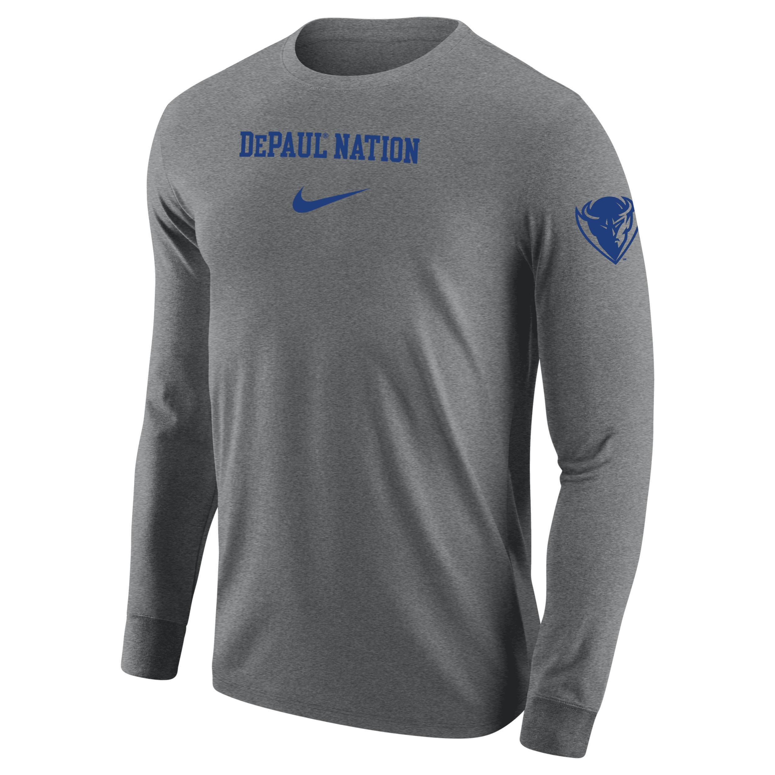 DePaul Men's Nike College Long-Sleeve T-Shirt Product Image