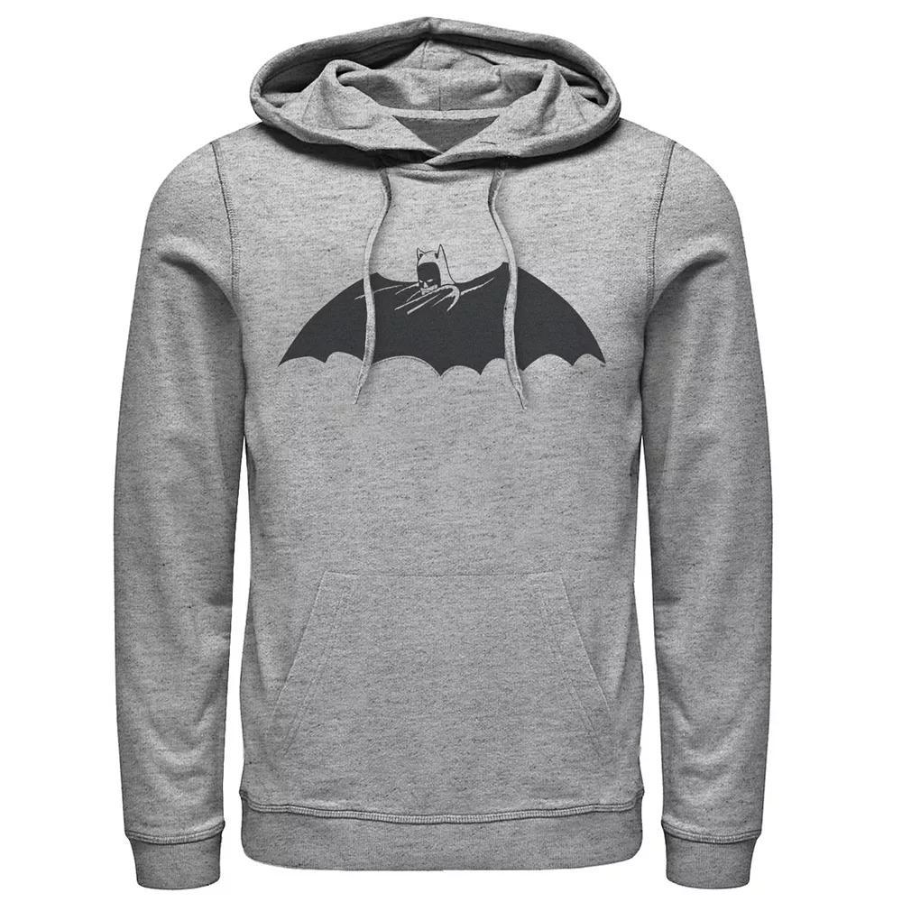 Men's DC Comics Batman Side Portrait Logo Hoodie,  Product Image