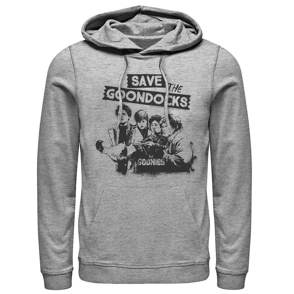 Men's The Goonies Save The Goondocks Text Hoodie,  Product Image