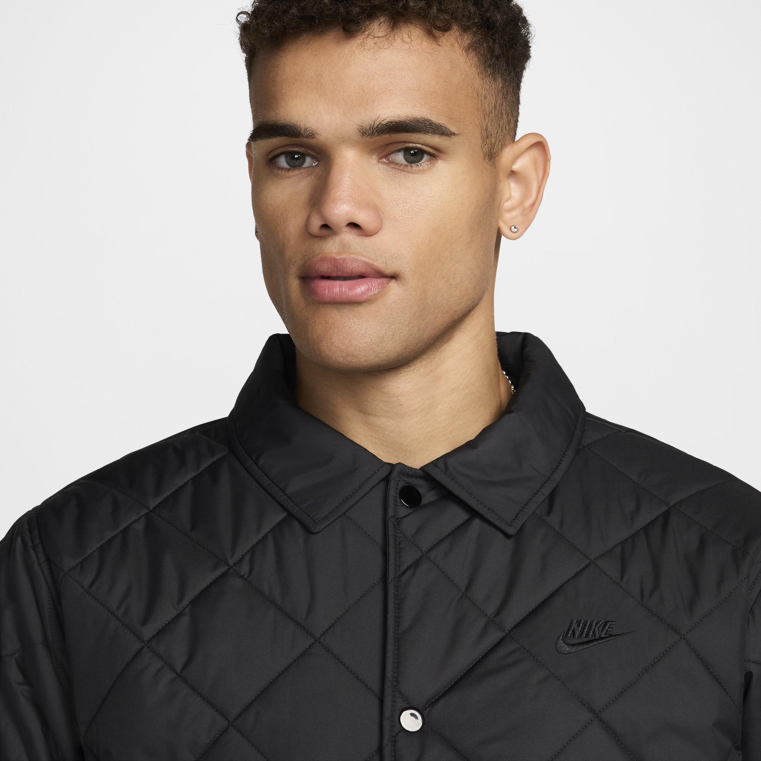 Nike Mens Nike CLUB TF Lightweight QLT Fill Jacket - Mens Black/Black Product Image