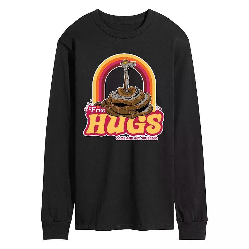 Disneys The Jungle Book Mens Free Hugs Long Sleeve Graphic Tee Product Image