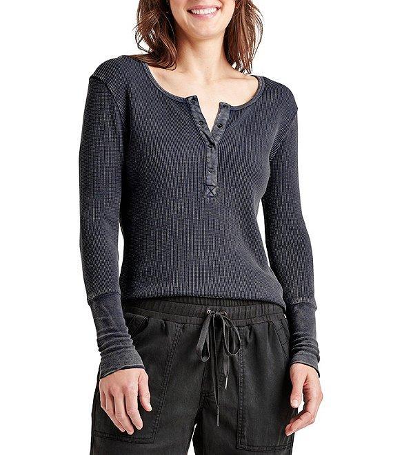 Splendid Thermal Forever Henley Long Sleeve Shirt Product Image