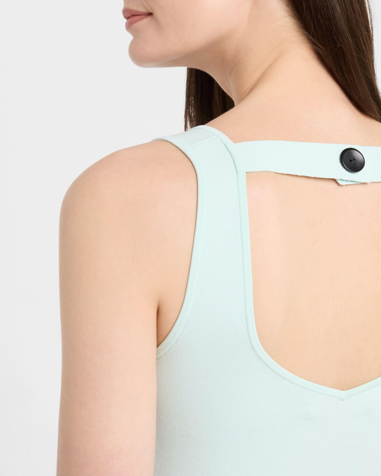 Square-Neck Knit Tank Top Product Image