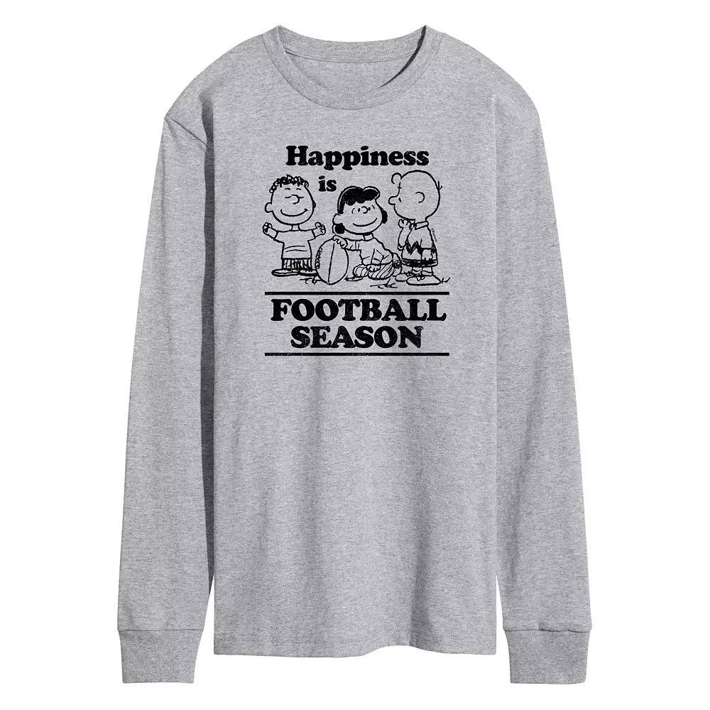 Men's Peanuts Happiness Is Football Season Tee,  Product Image
