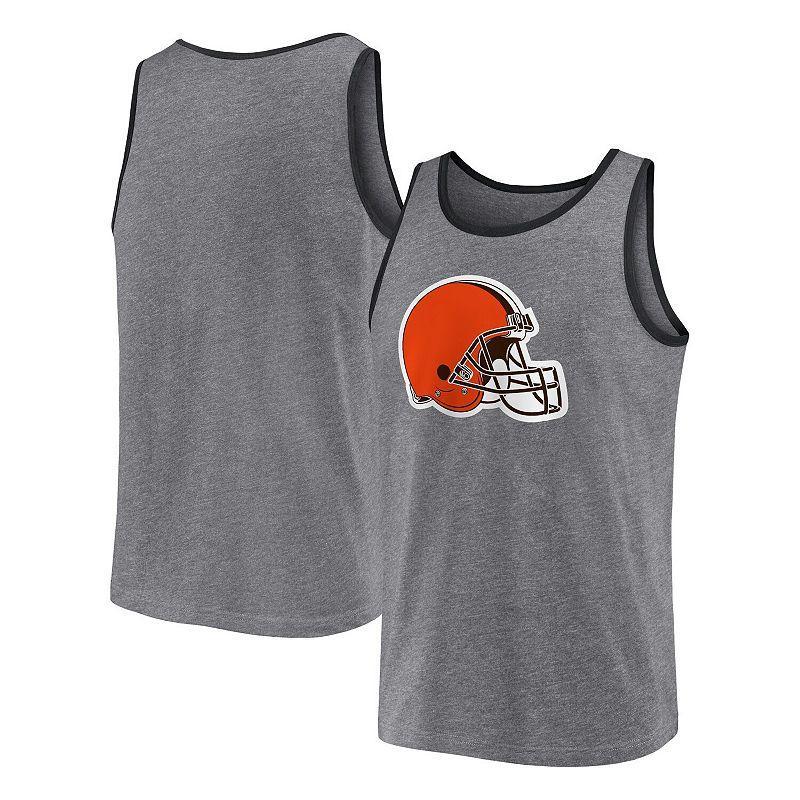 Mens Fanatics Branded Heather Gray Cleveland Browns Primary Tank Top Product Image