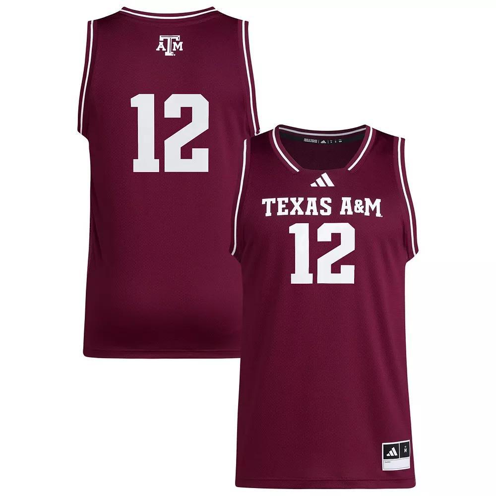 adidas Texas A&M Swingman Jersey Team Maroon XS Mens Product Image