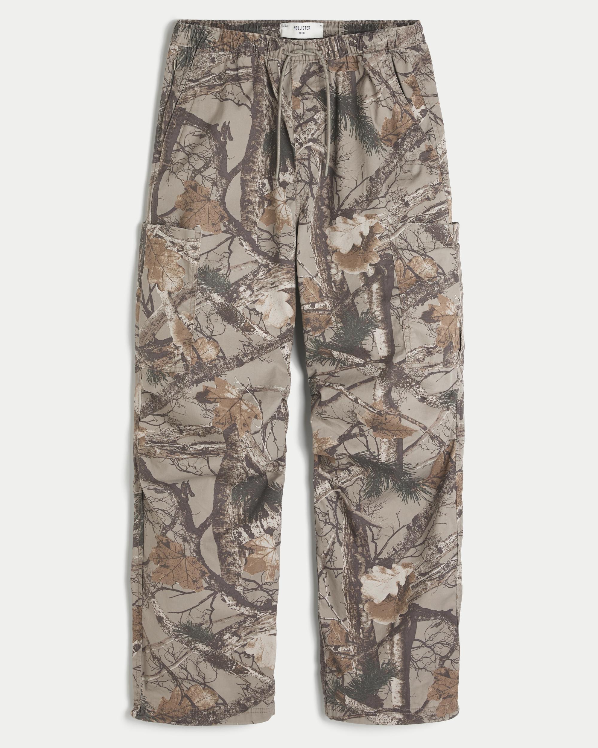 Baggy Pull-On Camo Utility Pants Product Image