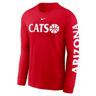 Arizona Wildcats Basketball Icon Nike Men's College Long-Sleeve T-Shirt Product Image