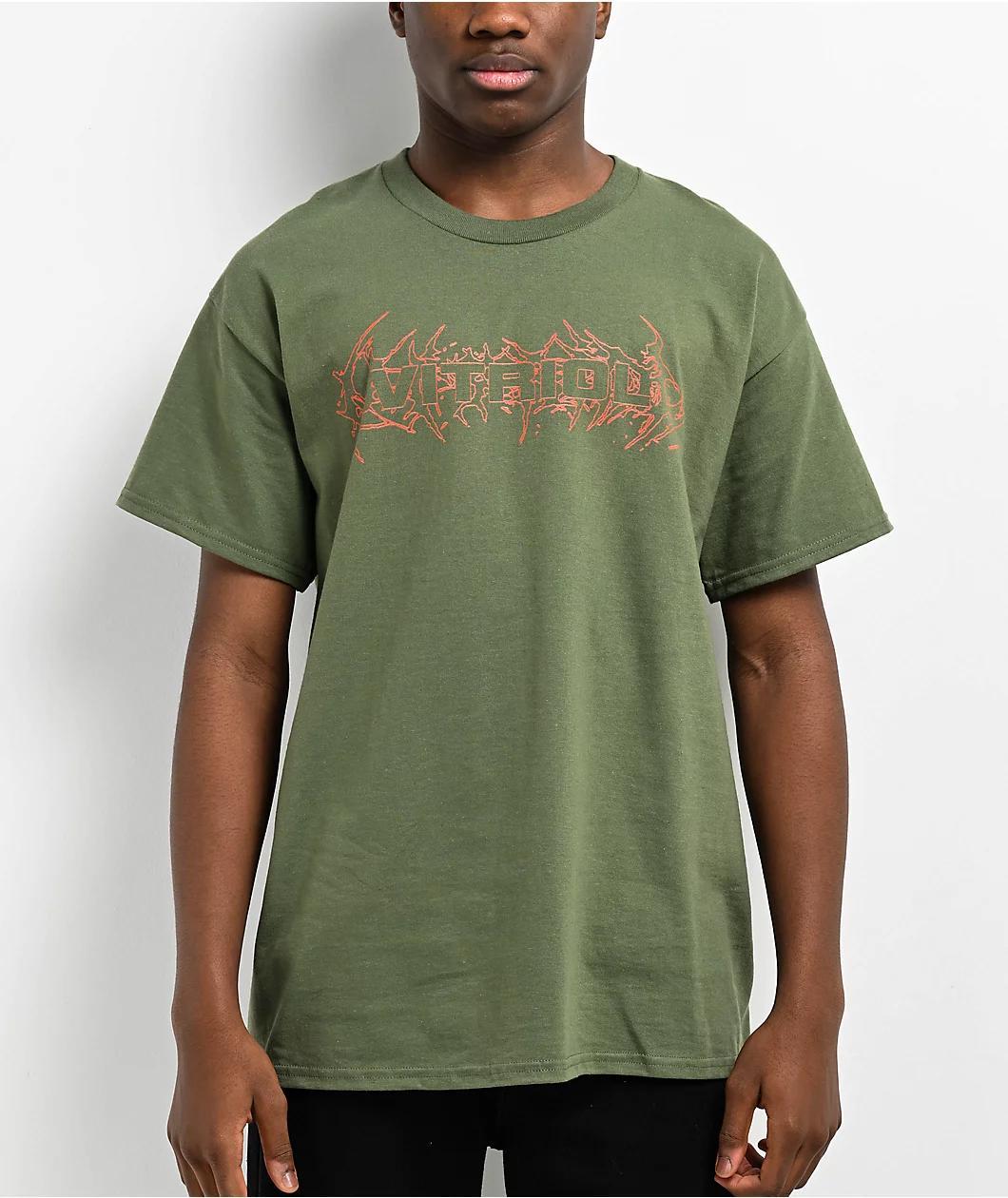 Vitriol Lucid Dreaming Olive T-Shirt Product Image