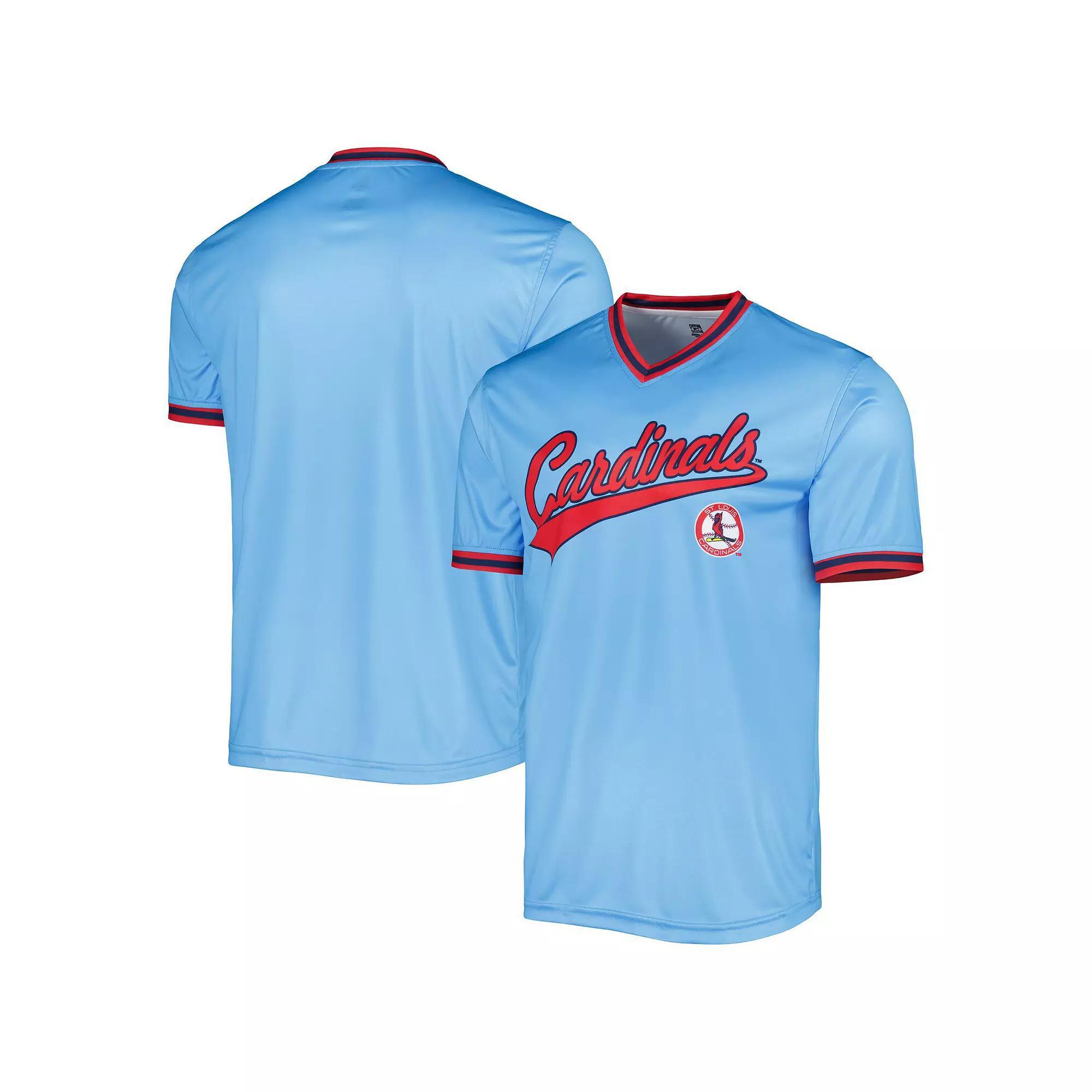 Men's Stitches Light Blue St. Louis Cardinals Cooperstown Collection Team Jersey,  Product Image