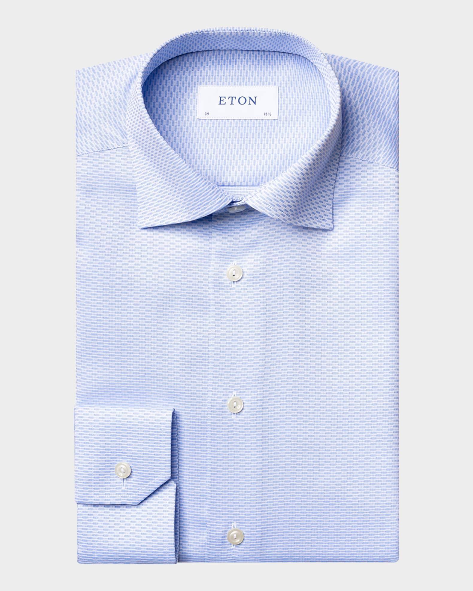 Mens Classic-Fit Textured Solid Button-Front Shirt Product Image