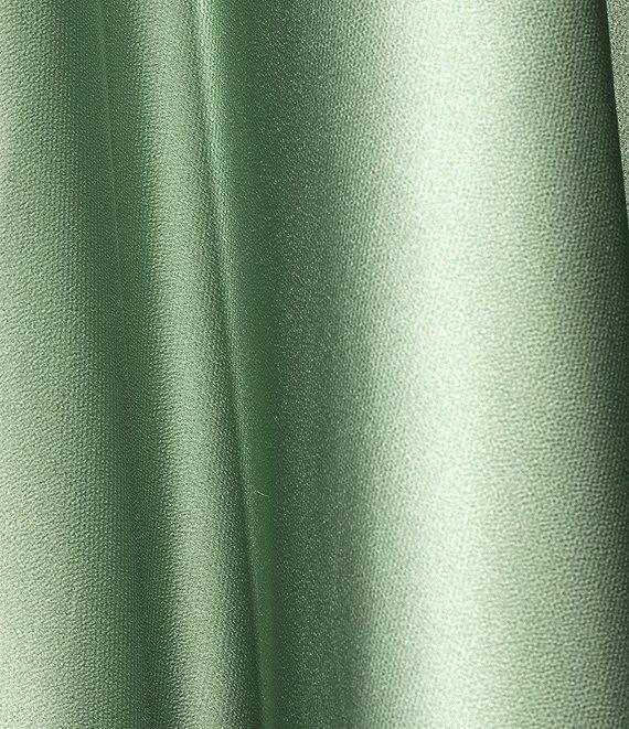 B. Darlin Satin Spaghetti Strap Bow Detail Bubble Dress Product Image