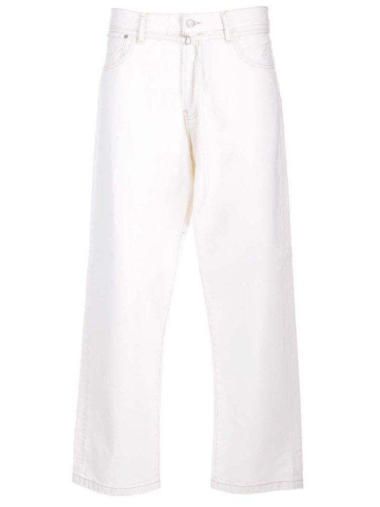 Straight Leg Jeans In White Product Image