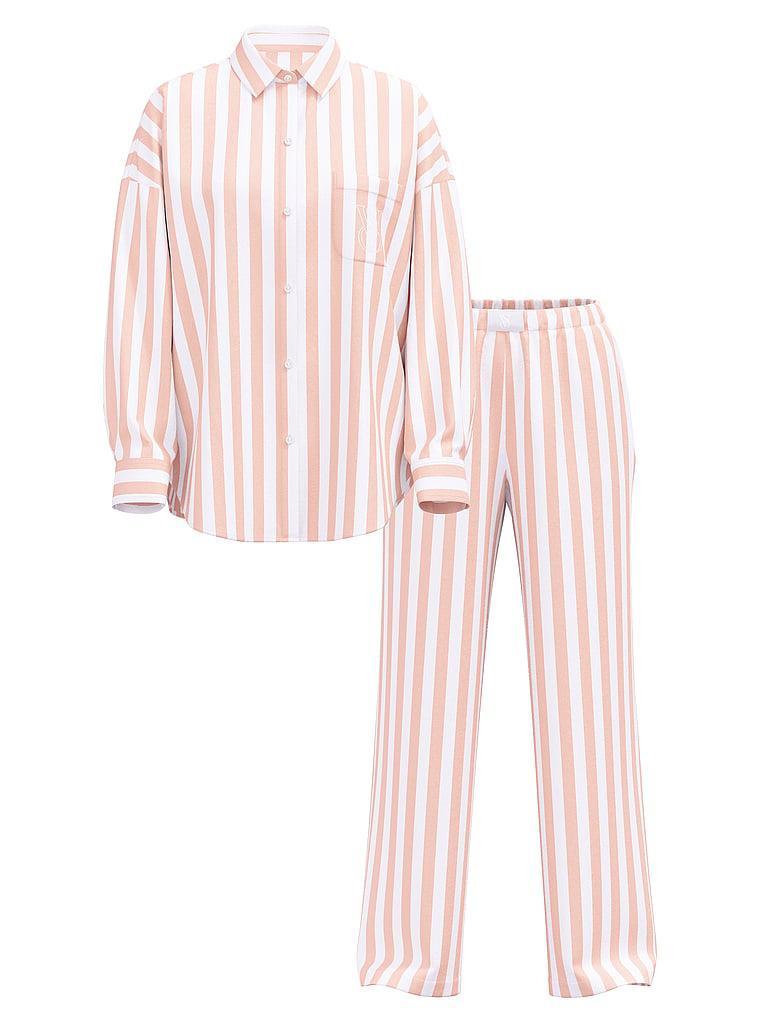 Modal-Cotton Long Pajama Set Product Image