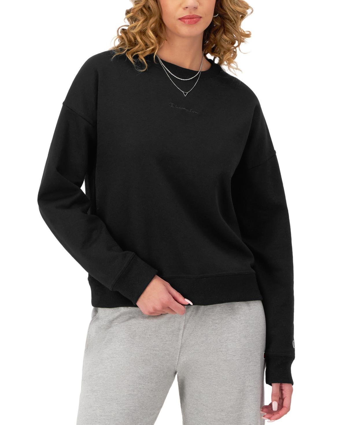 Champion Womens Powerblend Fleece Crewneck Sweatshirt Product Image