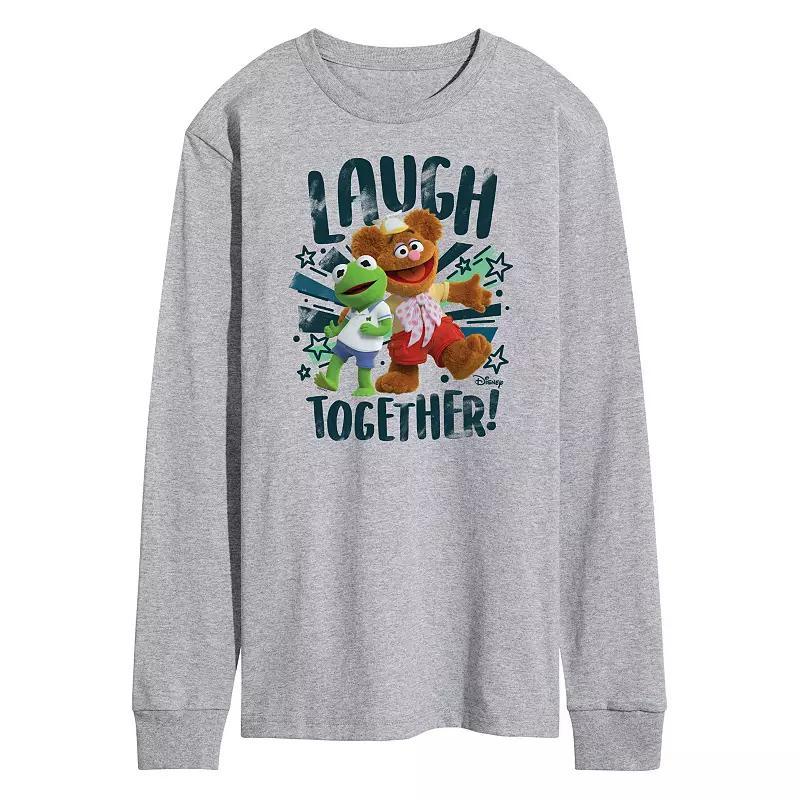 Disneys Muppets Babies Mens Laugh Together Long Sleeve Graphic Tee Product Image