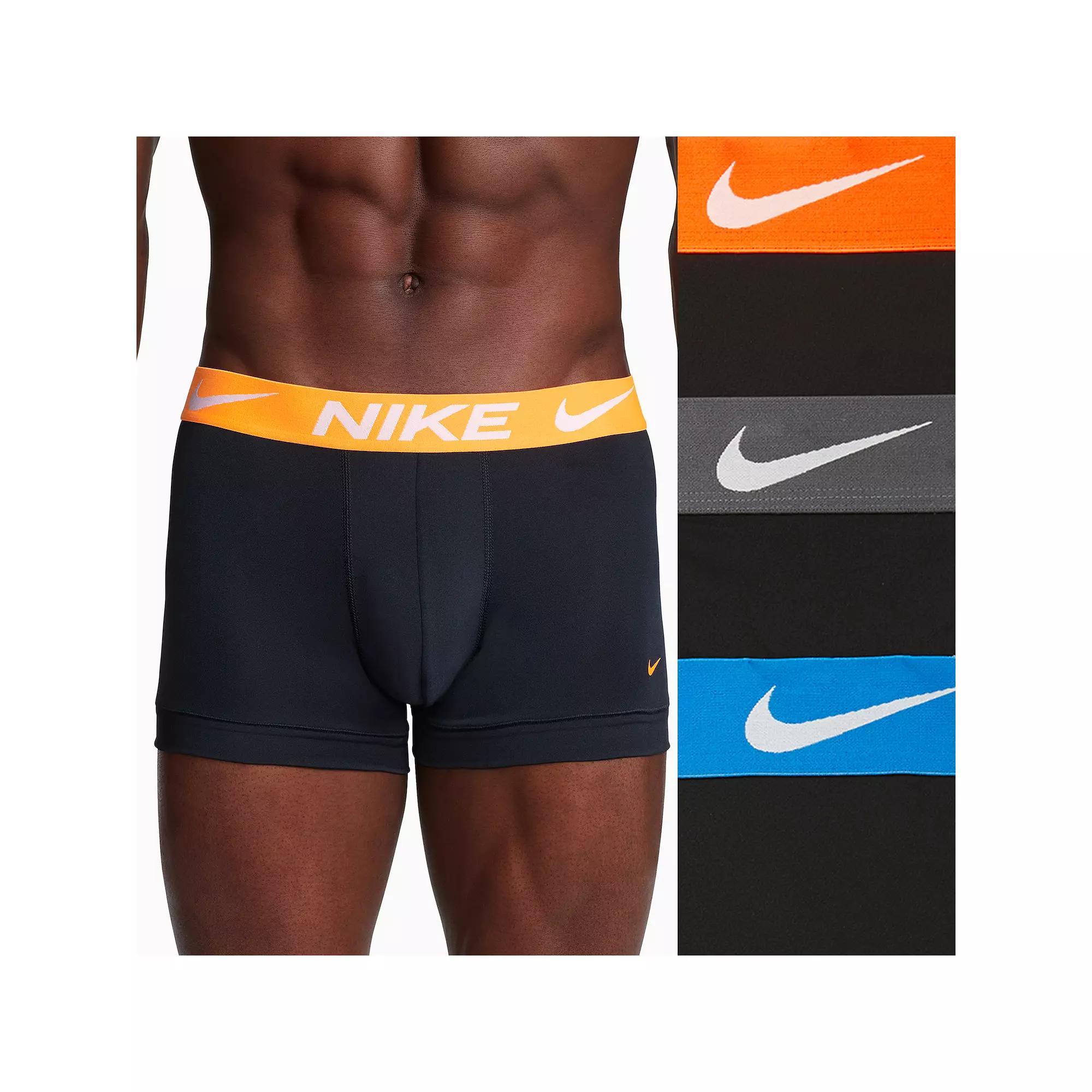 Men's Nike 3-Pack Dri-FIT Essential Microfiber Trunks,  Product Image