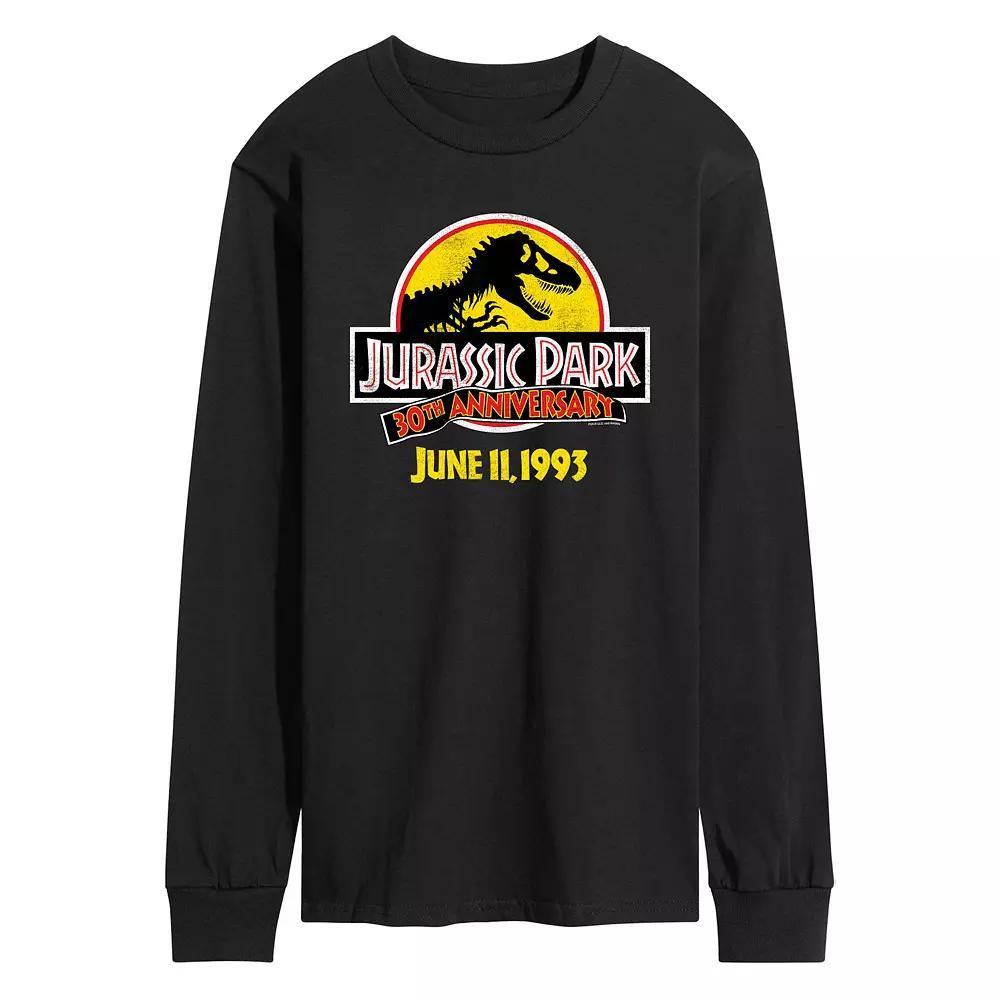 Men's Jurassic World Jurassic Park 30th Logo Long Sleeve,  Product Image