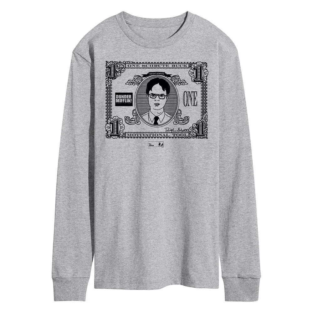 Men's The Office One Schrute Buck Tee, Size: XL, Gray Product Image