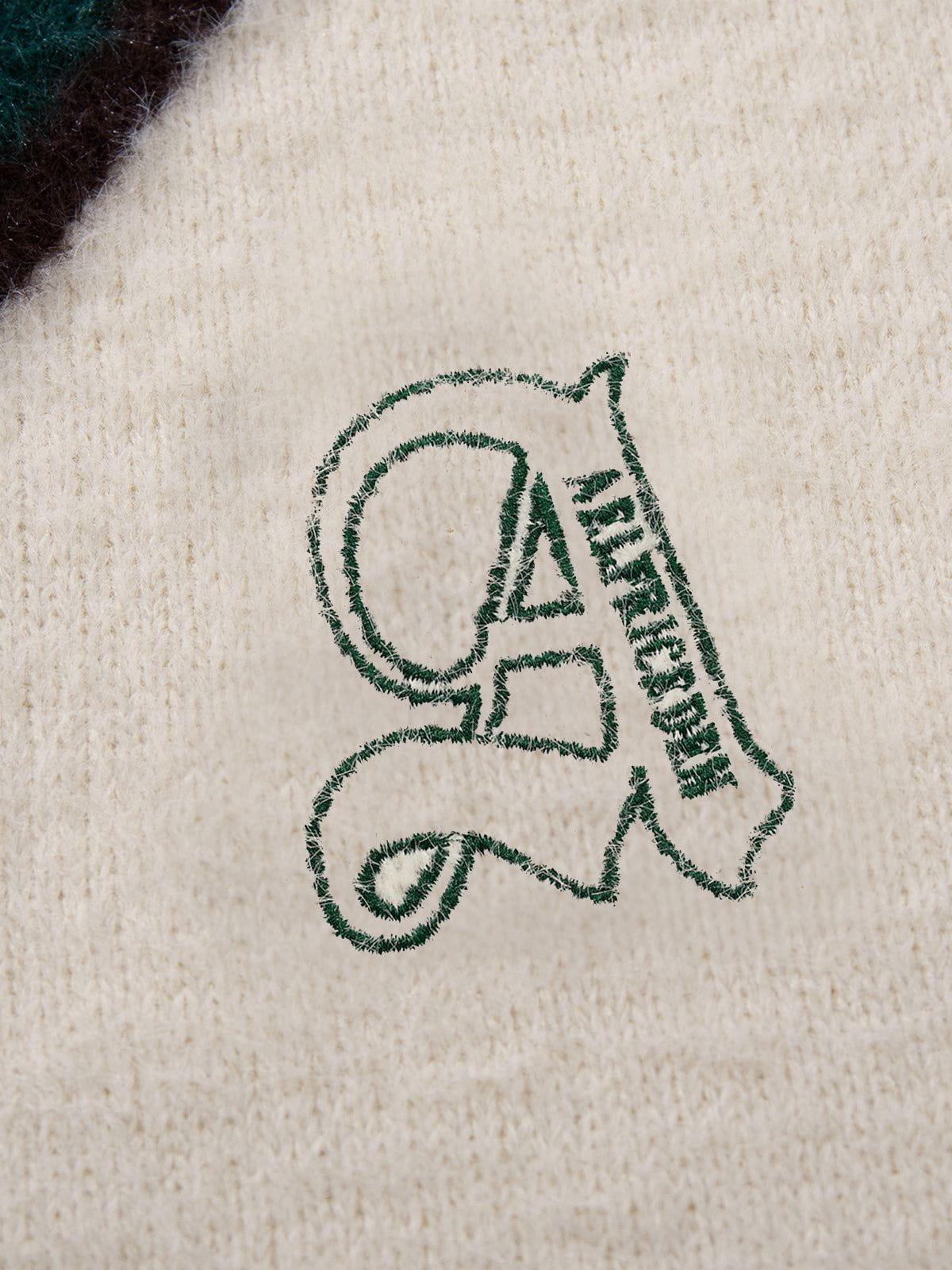 Aelfric Eden Stripe Tie Layered Sweater Female Product Image