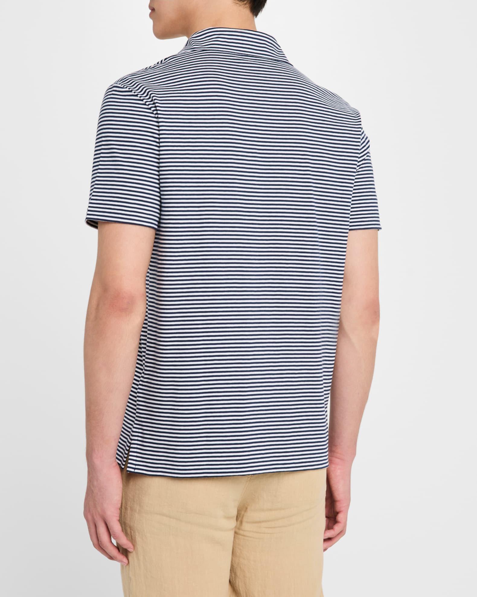 Mens Standard-Fit Lisle Polo Shirt Product Image