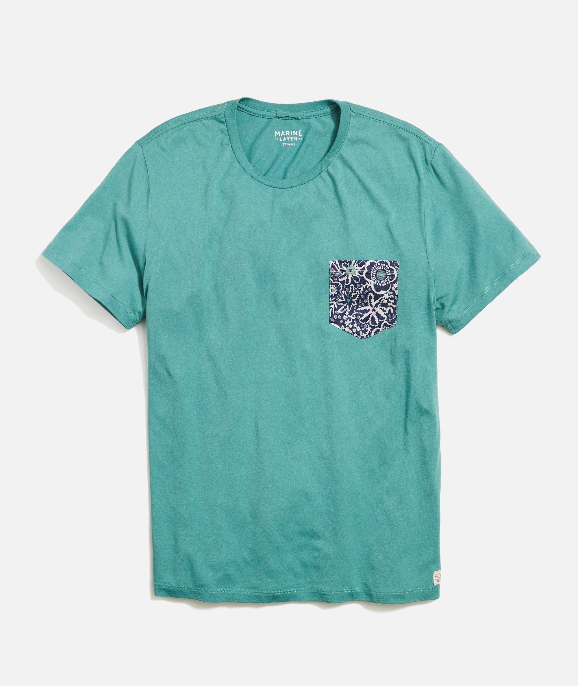 Signature Printed Pocket Tee Product Image