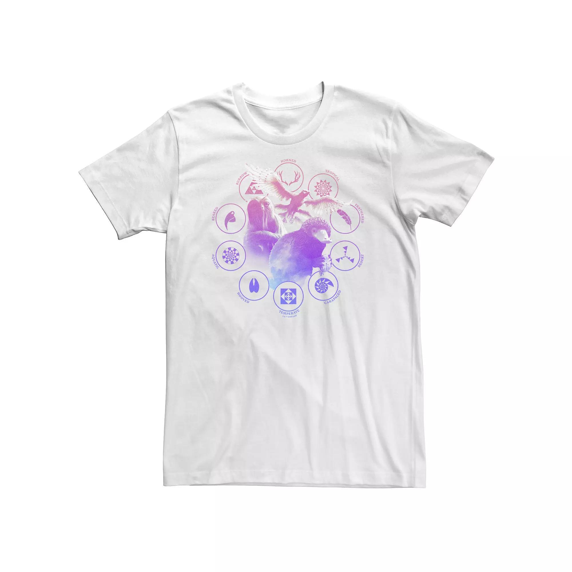 Big & Tall Fantastic Beasts - Grindelwald Color Chomatic Beasts Symbols Tee, Men's,  Product Image