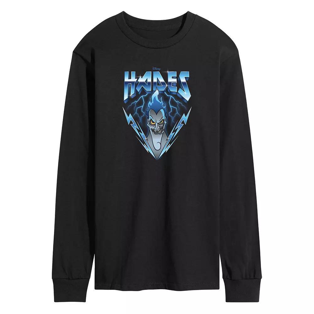 Disney Villains Hades Men's Rock Long Sleeve Graphic Tee,  Product Image