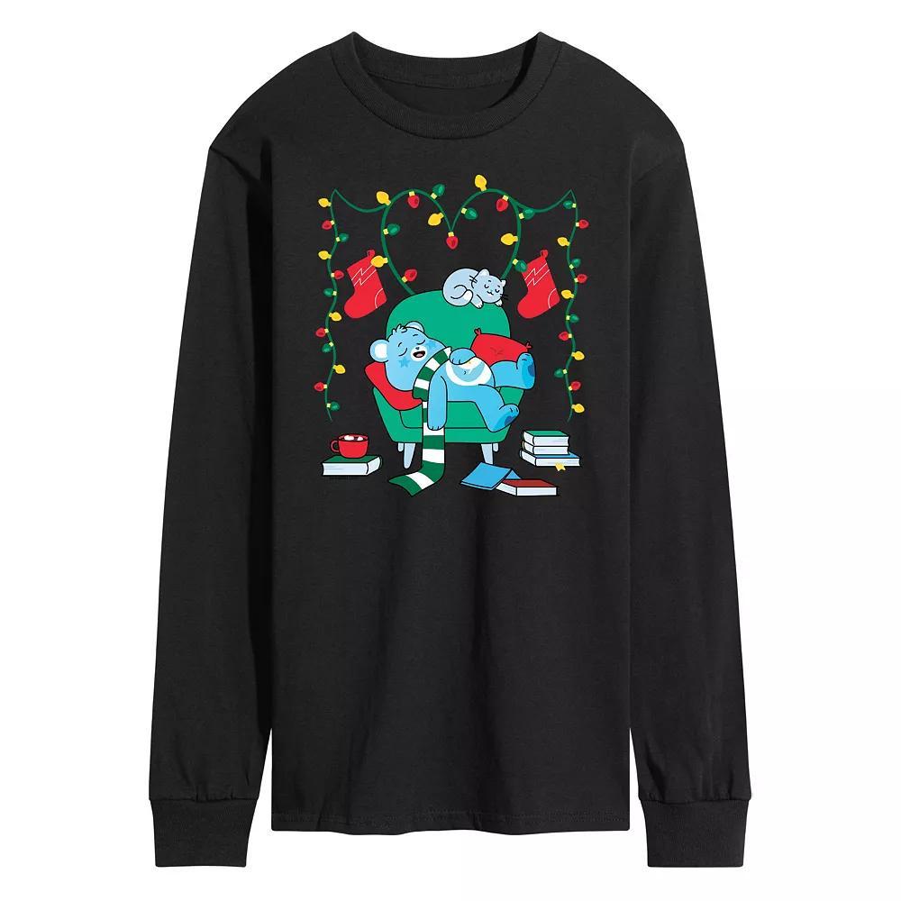 Men's Care Bears Cozy Christmas Long Sleeve Tee,  Product Image