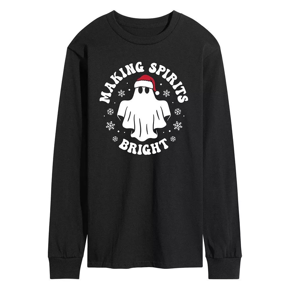 Men's Making Spirits Bright Long Sleeve Tee,  Product Image