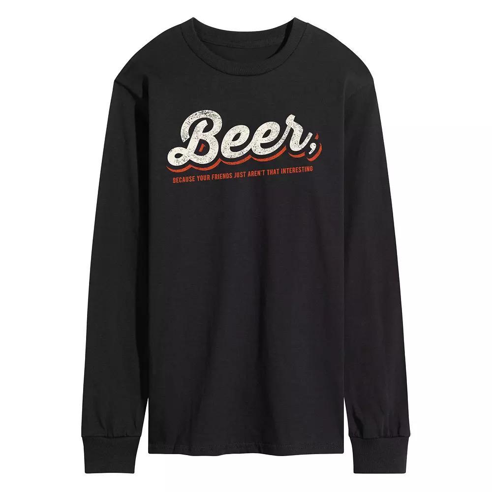 Men's BEER Friends Tee, Size: XL, Black Product Image