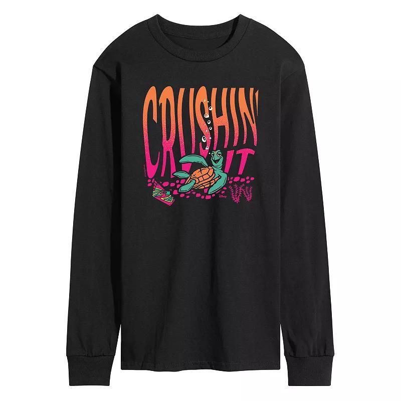 Disney / Pixars Finding Nemo Crush Mens Crushin It Long Sleeve Graphic Tee Product Image