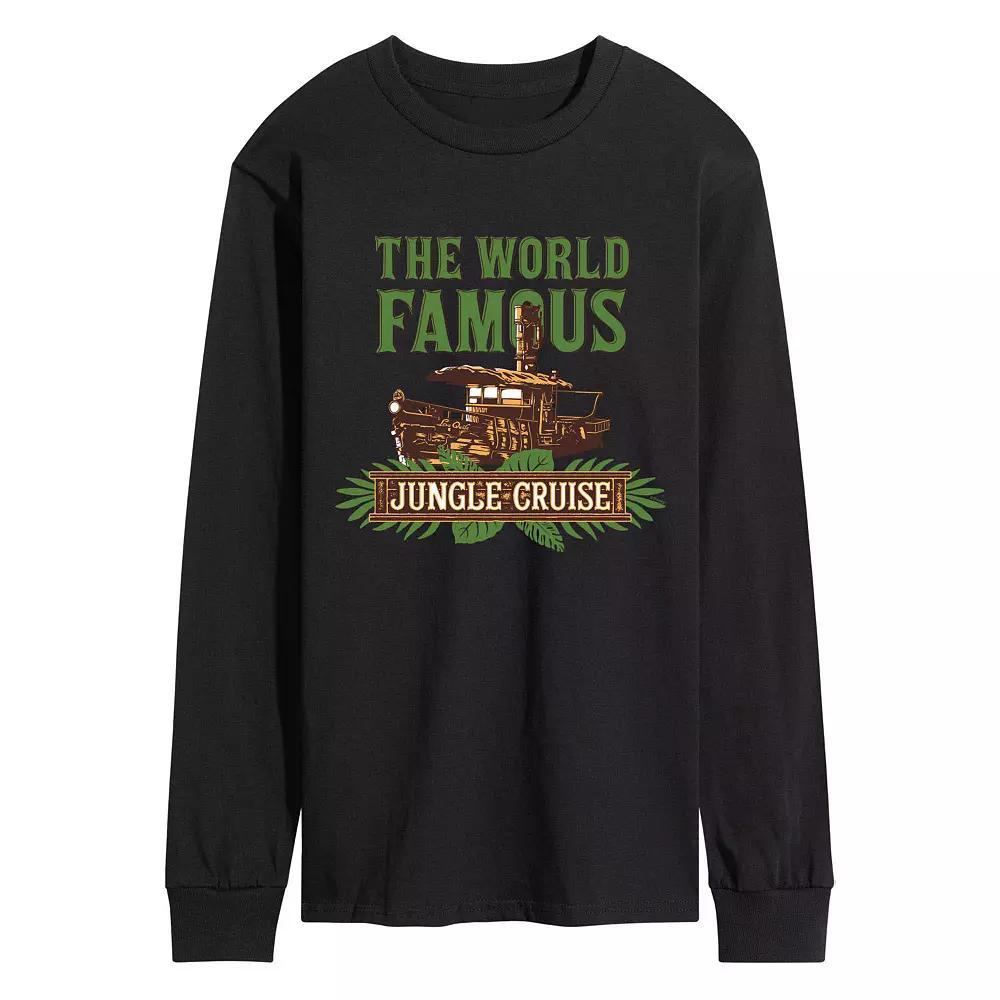 Disney's Jungle Cruise Men's The World Famous Long Sleeve Graphic Tee,  Product Image