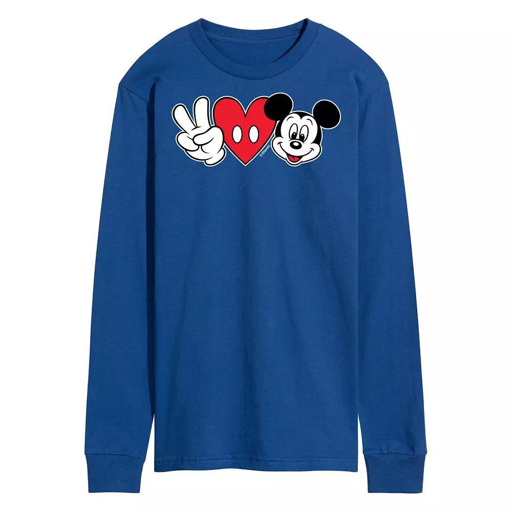 Men's Disney's Peace Love Mickey Tee,  Product Image