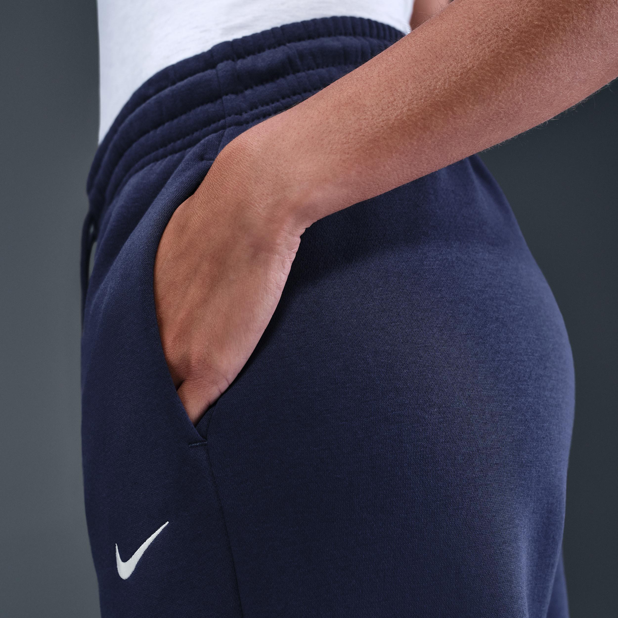 Womens Nike Sportswear Phoenix Fleece High-Waisted Wide-Leg Pants | IH1011-410 Product Image